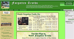 Desktop Screenshot of forgottentruths.com